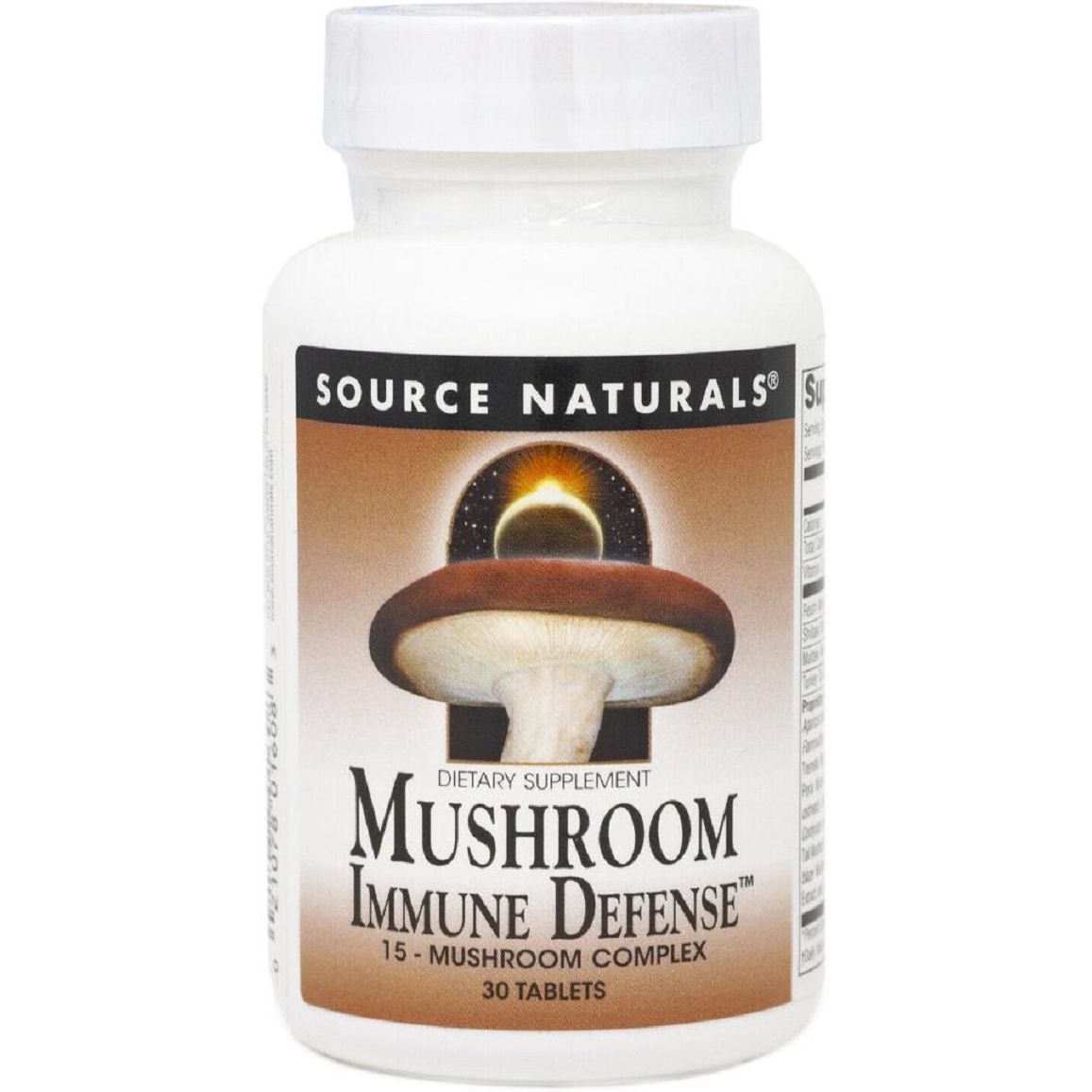 Комплекс из 15 разновидностей грибов Source Naturals Mushroom Immune Defense 30 таблеток - фото 1