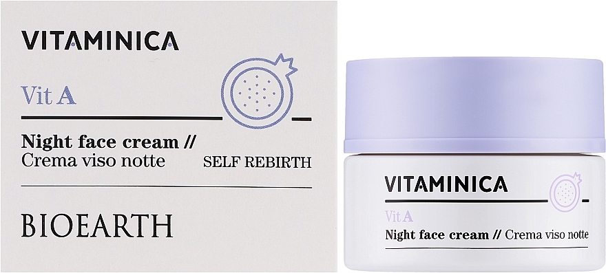 Ночной крем для лица Bioearth Vitaminica Vit A 50 мл - фото 2