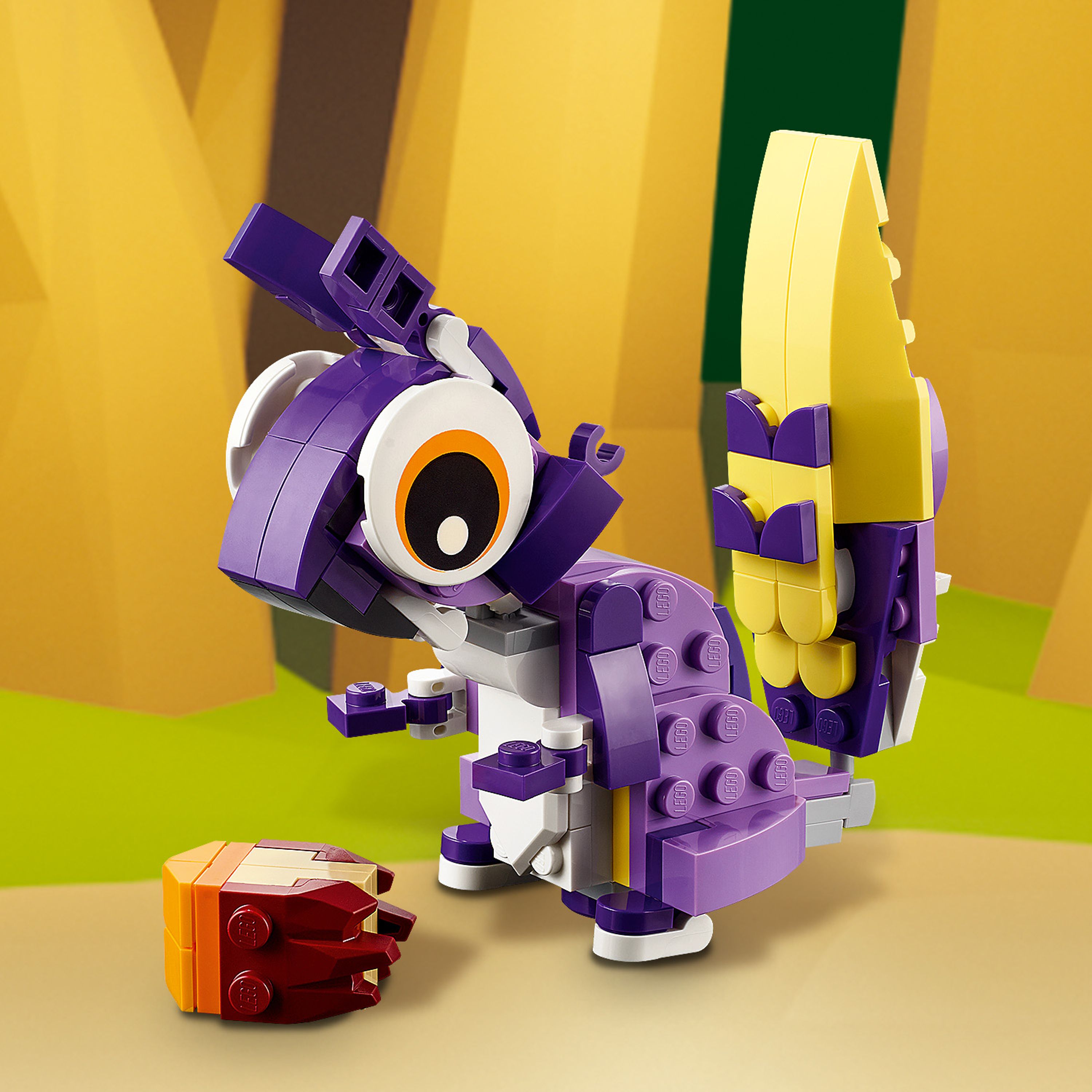 Конструктор LEGO Creator Дивовижні лісові жителі 3 в 1, 175 деталей (31125) - фото 7