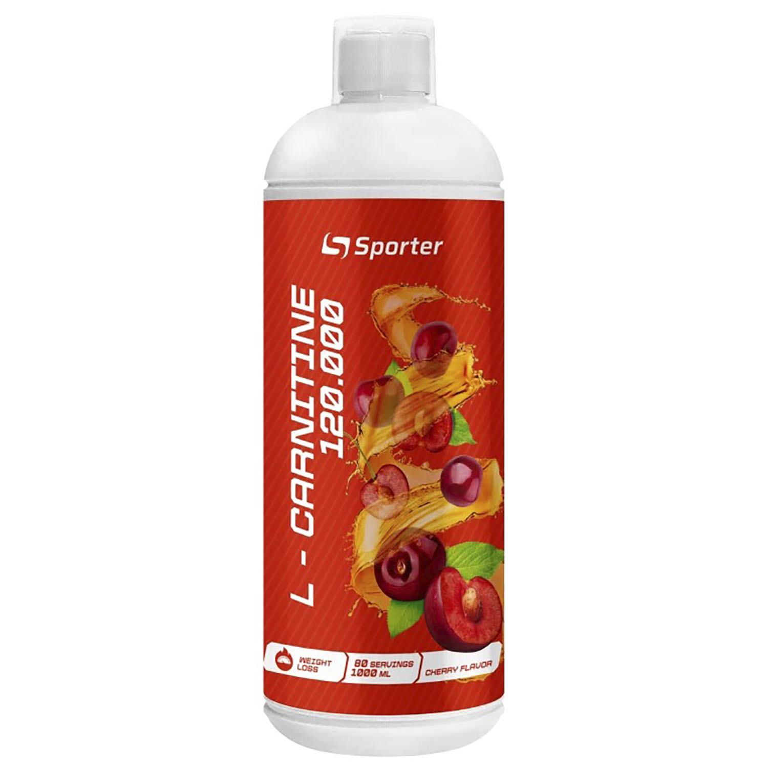 Карнитин Sporter L-Carnitine 120000 Вишня 1 л - фото 1