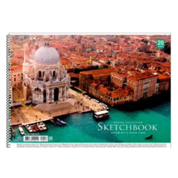 Альбом для рисования Star Венеция, 20 листов (PB-SC-020-447) - фото 1