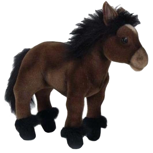 Мягкая игрушка Hansa Пони шоколадно-коричневый, 36 см (3417) - фото 1