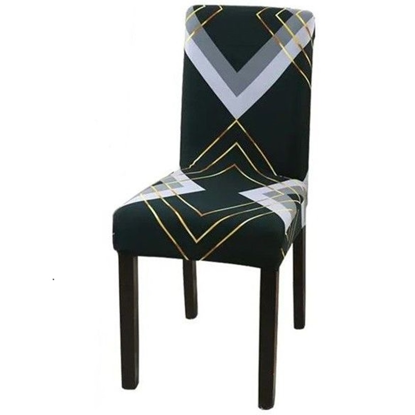 Чохол на стілець натяжний Stenson R89954, 50х40 см - 65х45 см (26222) - фото 1