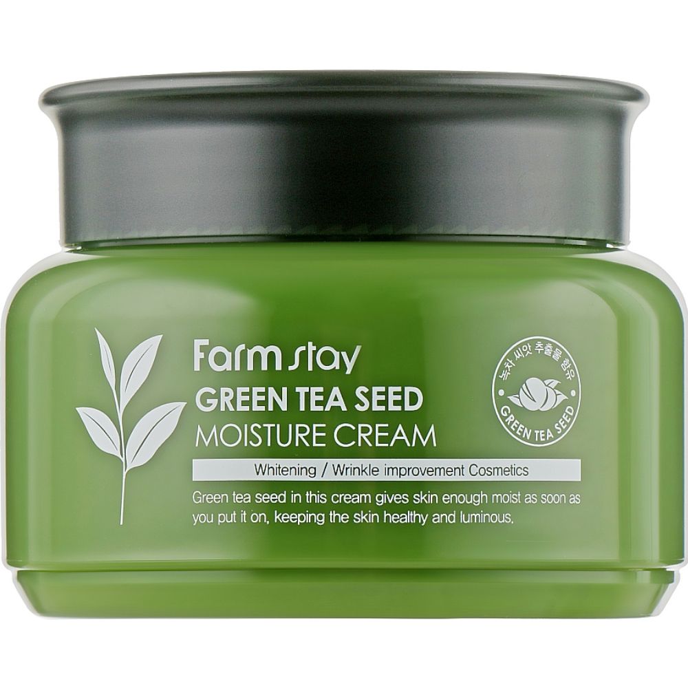 Крем для лица FarmStay Green Tea Seed Moisture Cream 100 г - фото 1