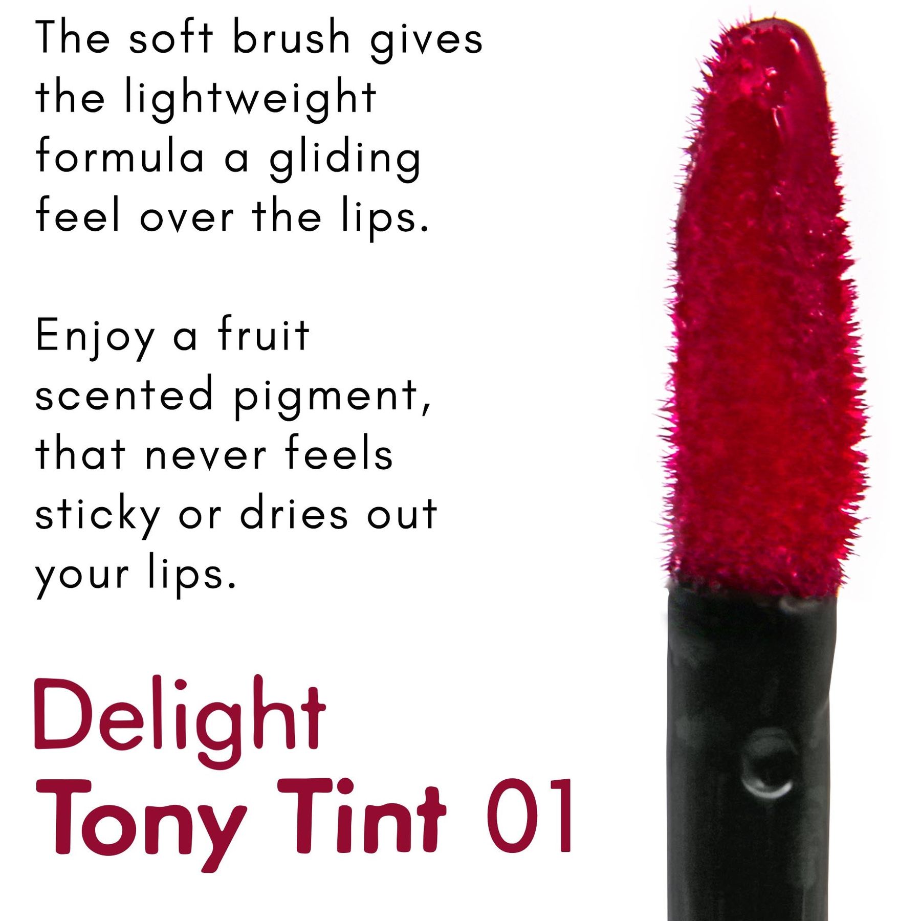 Тинт для губ Tony Moly Delight Tony Tint №1 Cherry pink 8.3 мл - фото 5