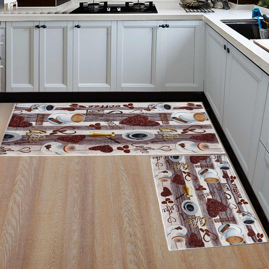 Килимок для кухні Izzihome Kitchen Schon, 150х50 см, коричневий (2830-06) - фото 5