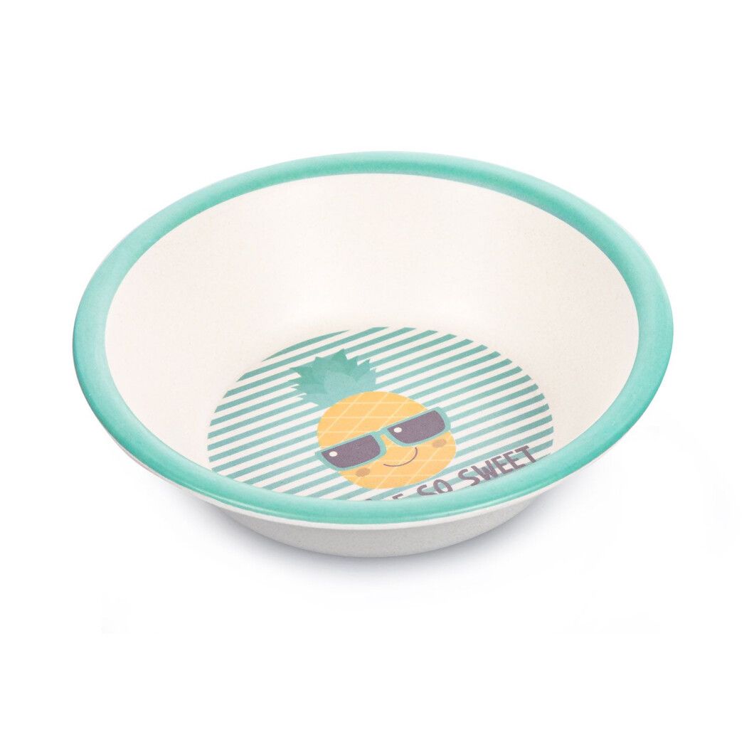 Комплект посуду Canpol babies So Cool Ананас, 3 елементи, бірюзовий (9/226_tur) - фото 2