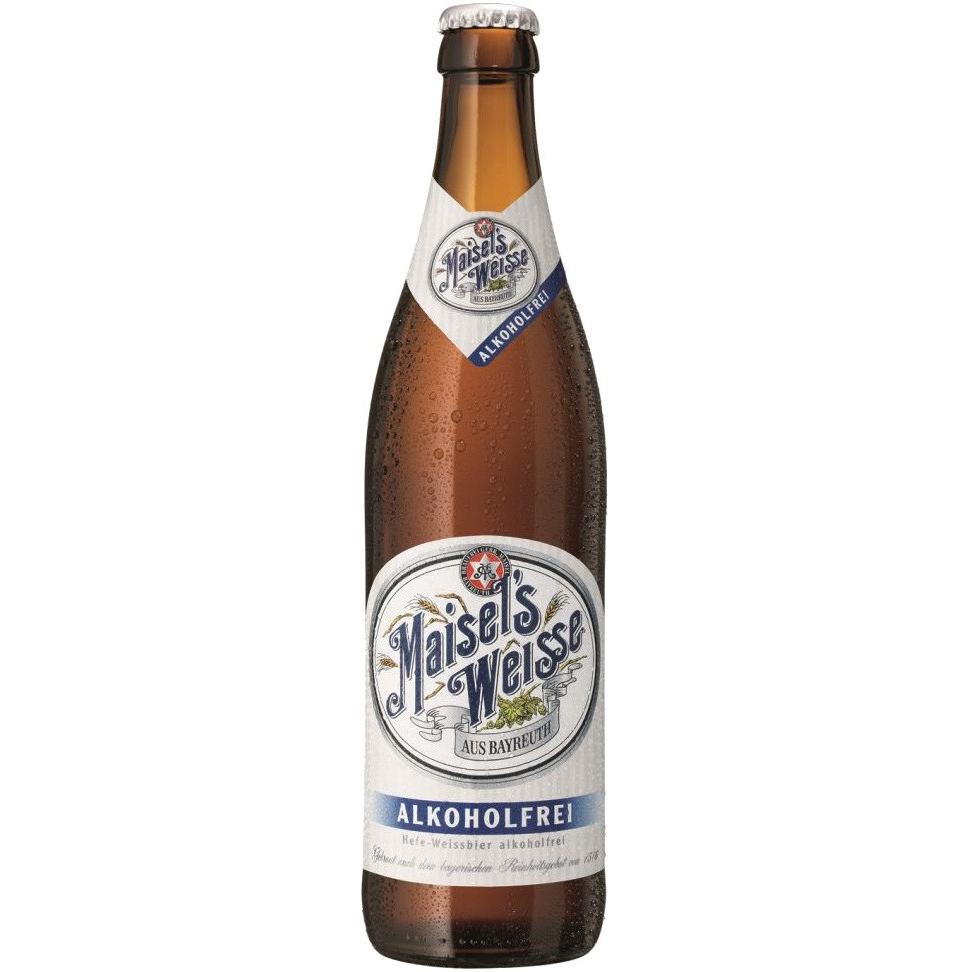 Пиво Maisel's Weisse Original світле безалкогольне, 0,5%, 0,5 л (584443) - фото 1