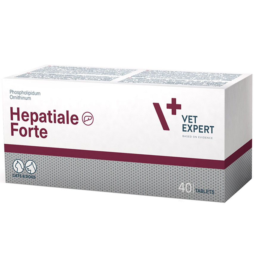 Пищевая добавка Vet Expert Hepatiale Forte для защиты и поддержки печени, 40 таблеток - фото 1