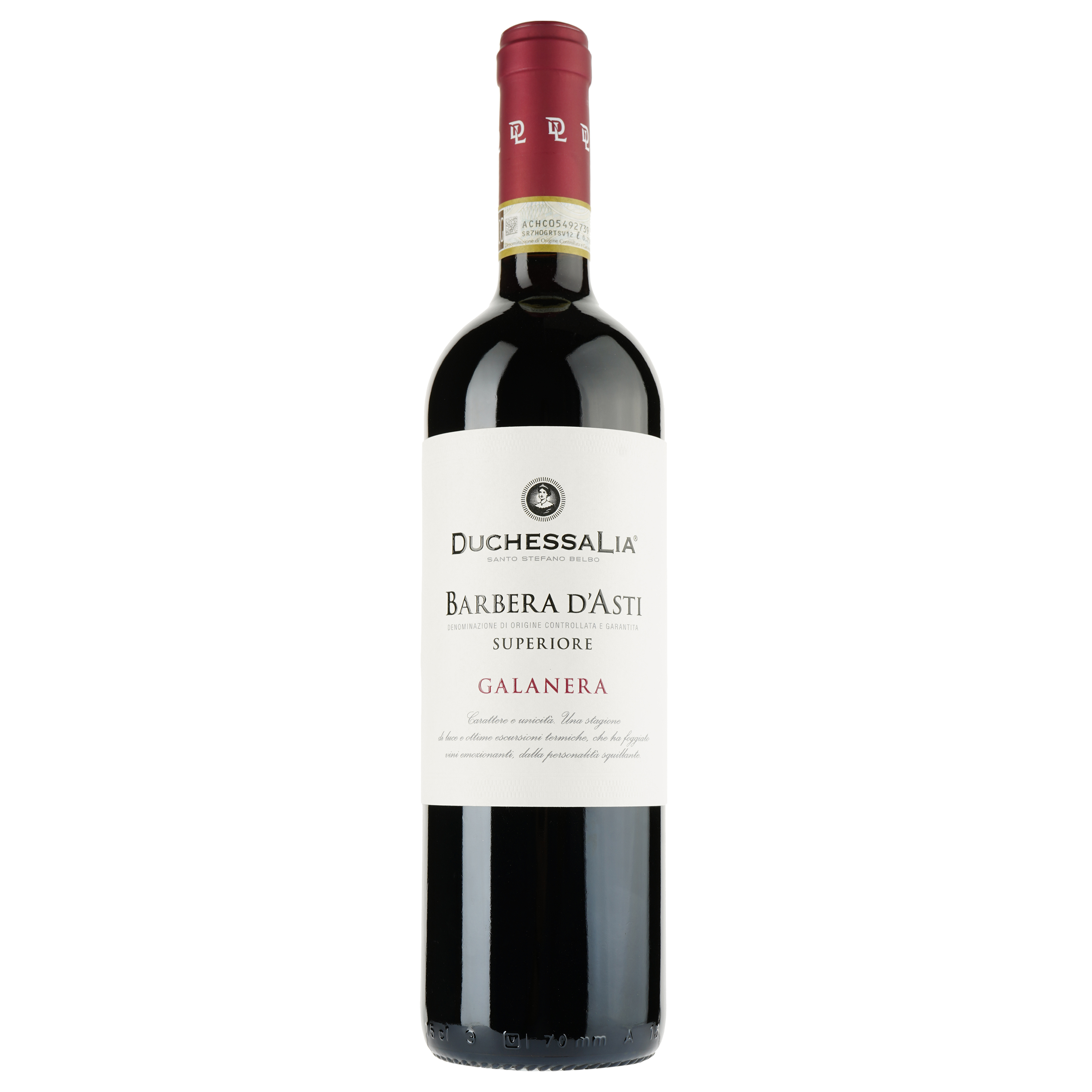 Вино Duchessa Lia Barbera d'Asti Superiore Galanera, червоне, сухе, 0,75 л - фото 1