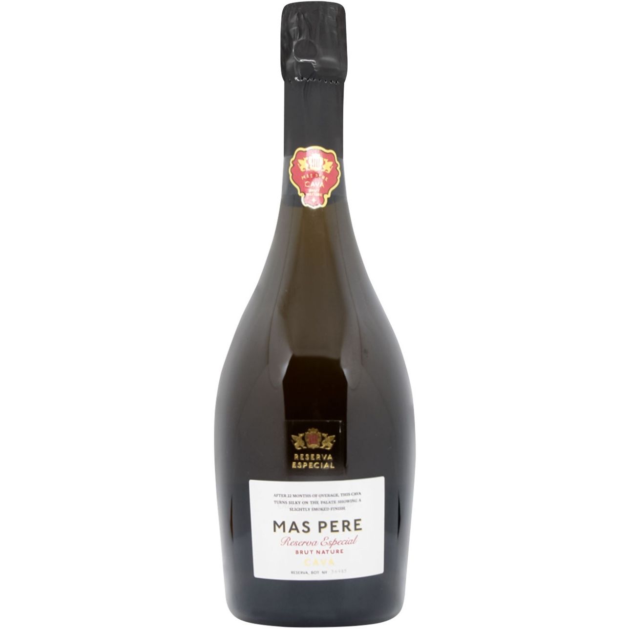 Вино игристое Mas Pere Ventura Reserva Especial Brut Nature белое брют 0.75 л - фото 1