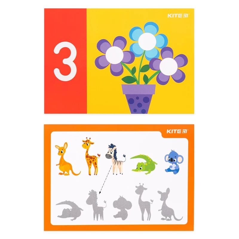 Набор Kite Лепи и развивайся 3 цвета 10 карточек и инструменты (K21-327-02) - фото 8
