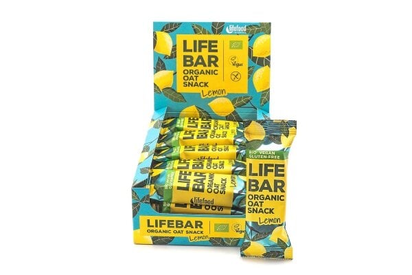 Батончик Lifefood Lifebar вівсяний Лимон органічний 40 г - фото 5