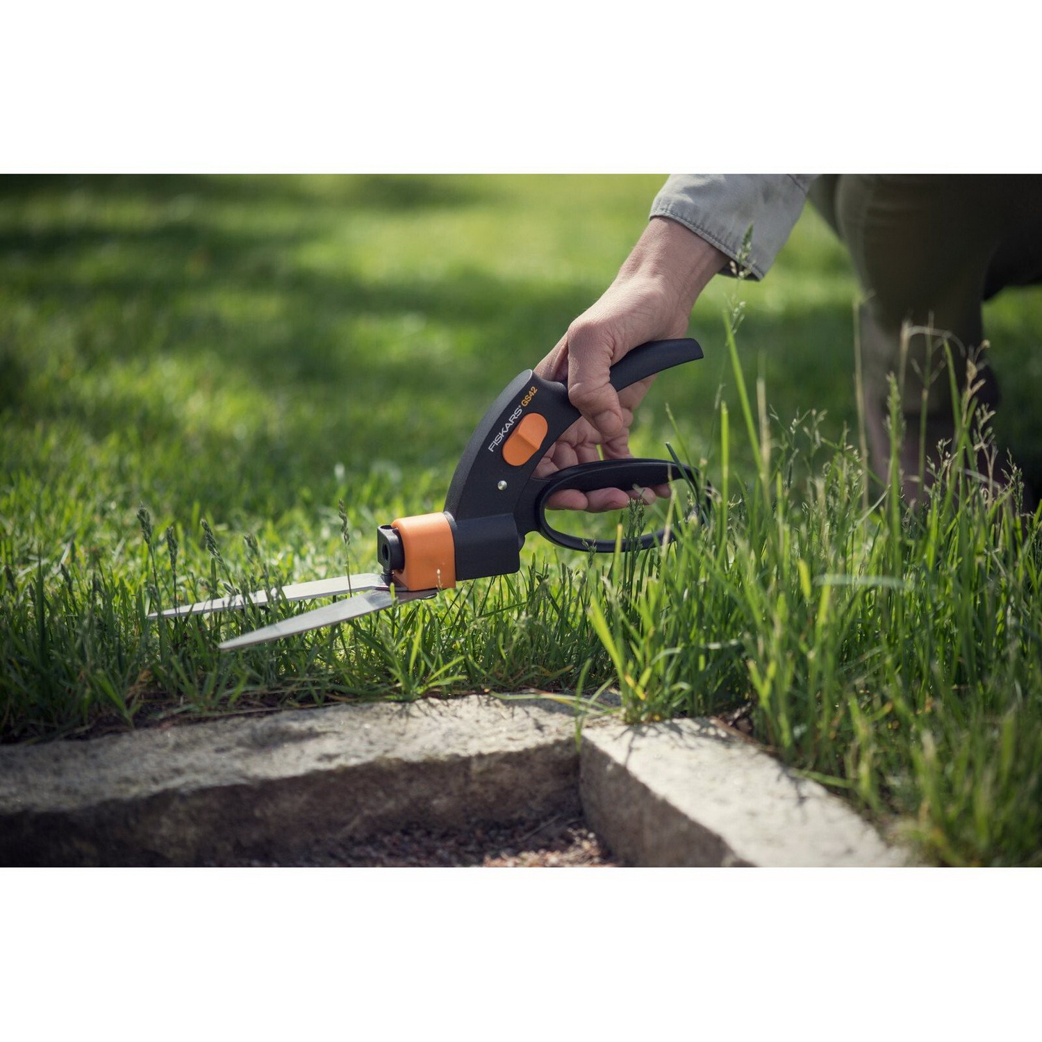 Ножницы для травы Fiskars Servo-System GS42, с серво-системой, прямое лезвие, 32,2 см (1000589) - фото 3