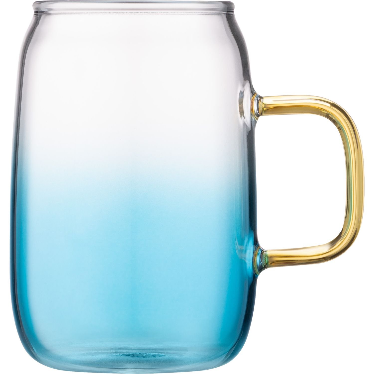 Набор чашек Ardesto Blue Atlantic с ручками, боросиликатное стекло, 300 мл, 2 шт. (AR2630BA) - фото 1
