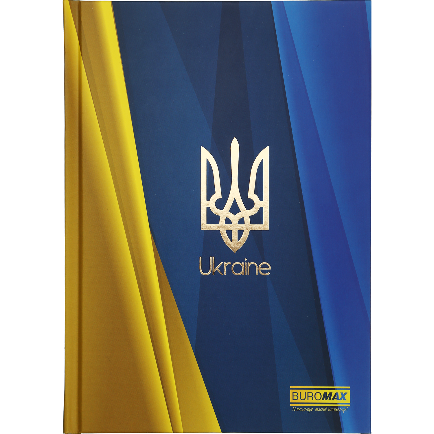 Блокнот Buromax Ukraine А-5, 96 листів синій електрик (BM.24511101-45) - фото 1