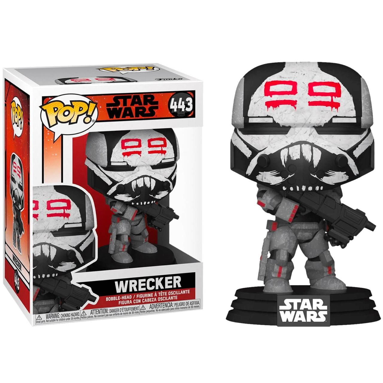 Фигурка Фанко Поп Звездные войны Крушитель Funko Pop Star Wars Wrecker 10 см SW W 443 - фото 2