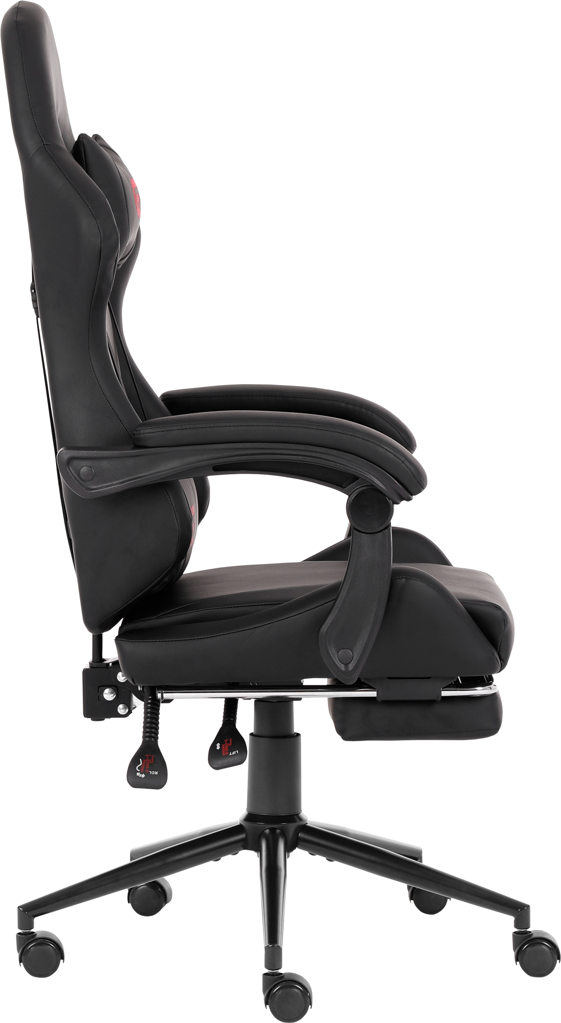 Геймерское кресло GT Racer черное (X-2323 Black) - фото 3
