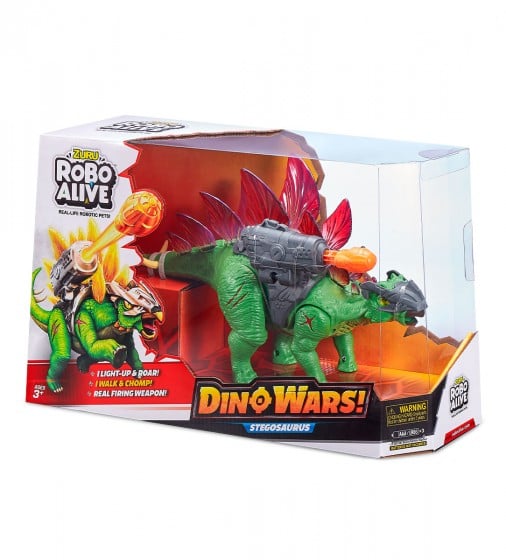 Интерактивная игрушка Robo Alive Война Динозавров Боевой Стегозавр (7131) - фото 6