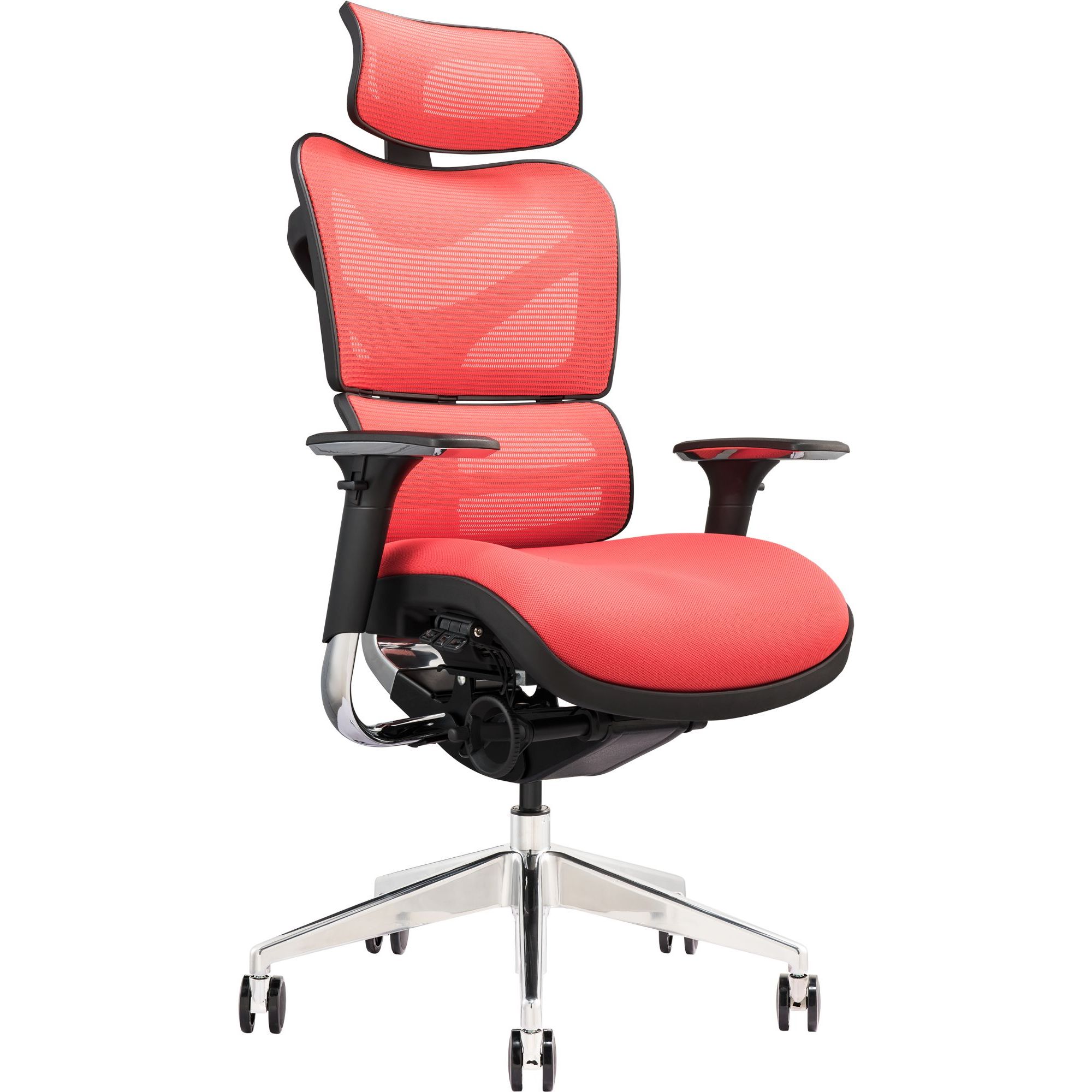 Офисное кресло GT Racer X-702 (W-22 B-42), красное (X-702 Red (W-22 B-42)) - фото 1