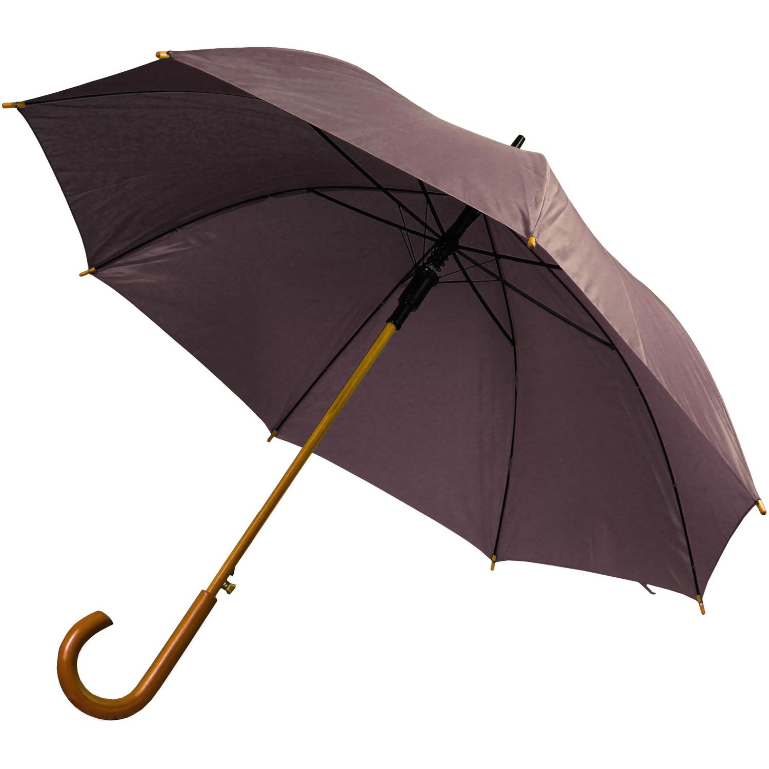 Зонт-трость Bergamo Toprain, коричневый (4513101) - фото 1