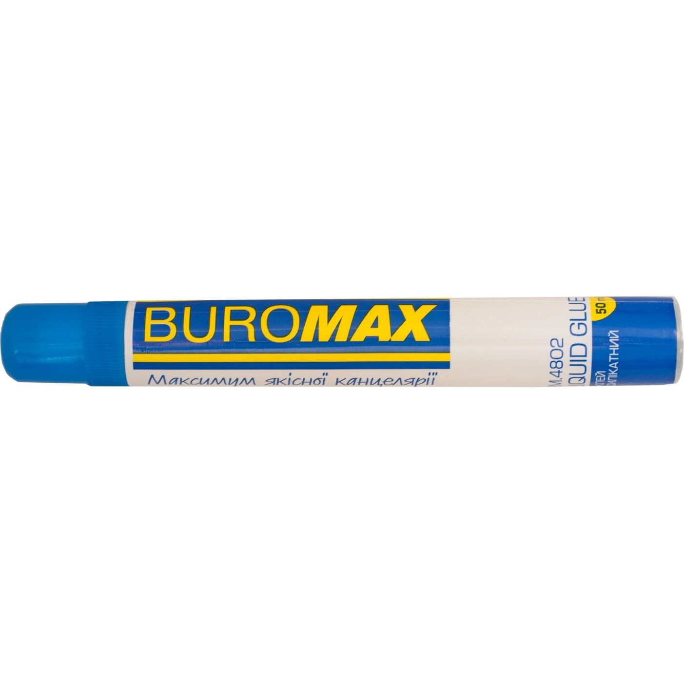 Клей силикатный Buromax Jobmax с губкой 50 мл (BM.4802) - фото 1