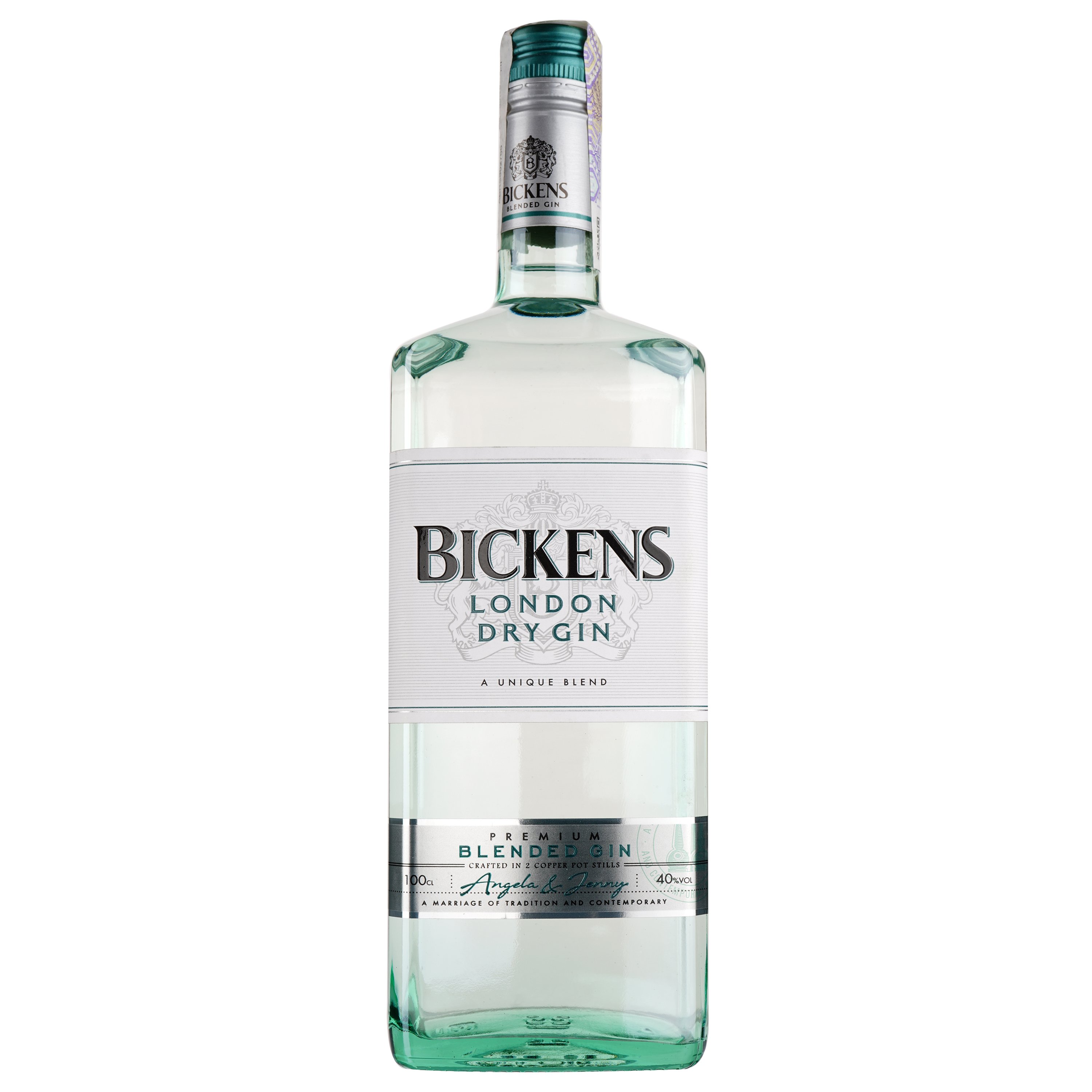 Джин Bickens London Dry Gin, 40%, 1 л - фото 1