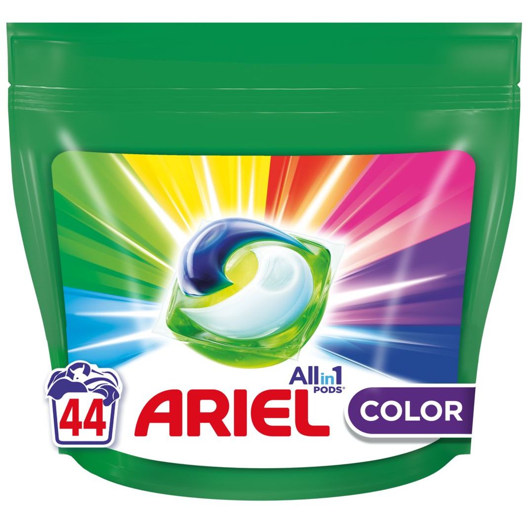 Капсули для прання Ariel Pods All-in-1 Color Чистота та Свіжість 44 шт. х 19.7 г - фото 1