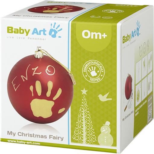 Різдвяна куля Baby Art, 11 см, червоний (34120153) - фото 3