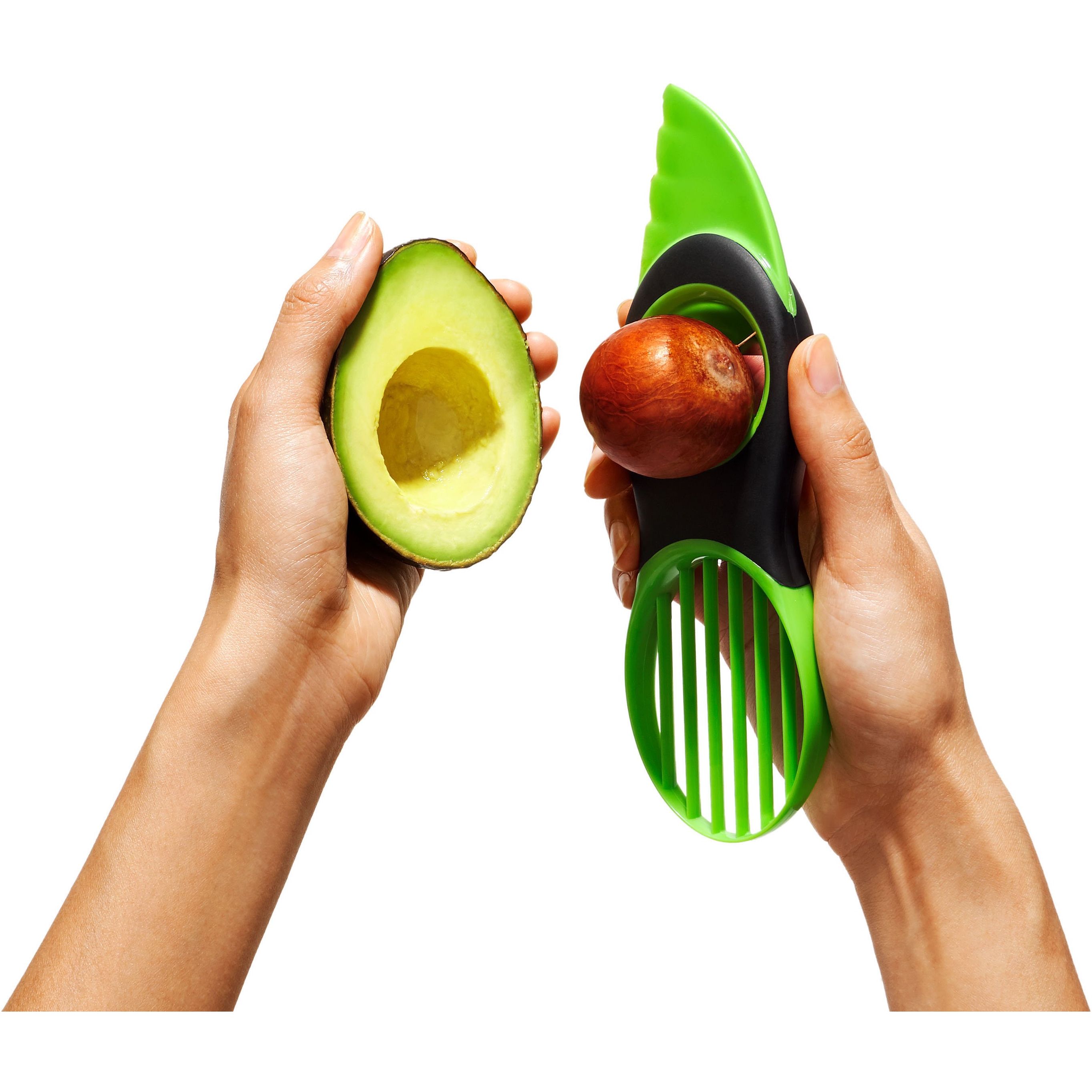 Нож для авокадо 3 в 1 OXO Good Grips 20.5х10.5 см зеленый (1252180) - фото 7