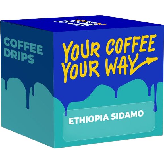 Дріп-кава 25 Coffee Roasters Coffee Drips Ethiopia Sidamo 8 шт. - фото 1