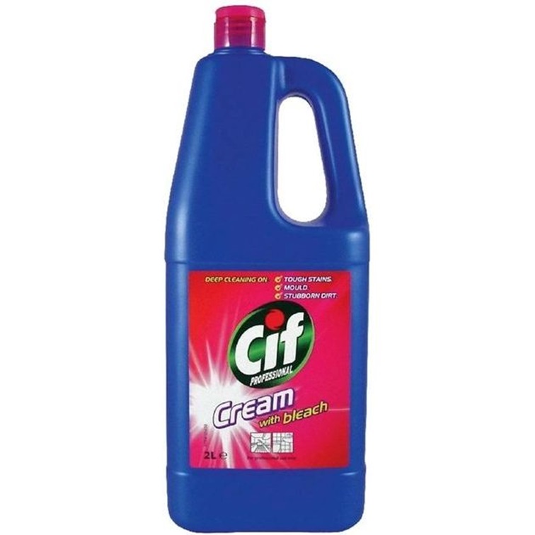 Средство Cif Cream With Bleach для чистки поверхностей 2 л - фото 1