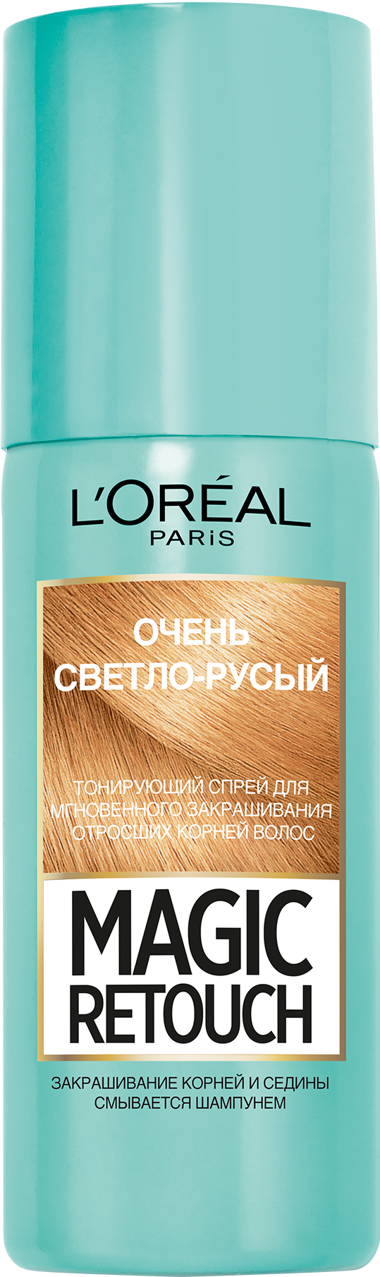 Тонуючий спрей для волосся L'Oreal Paris Magic Retouch, відтінок 09 (дуже світло-русявий), 75 мл - фото 1