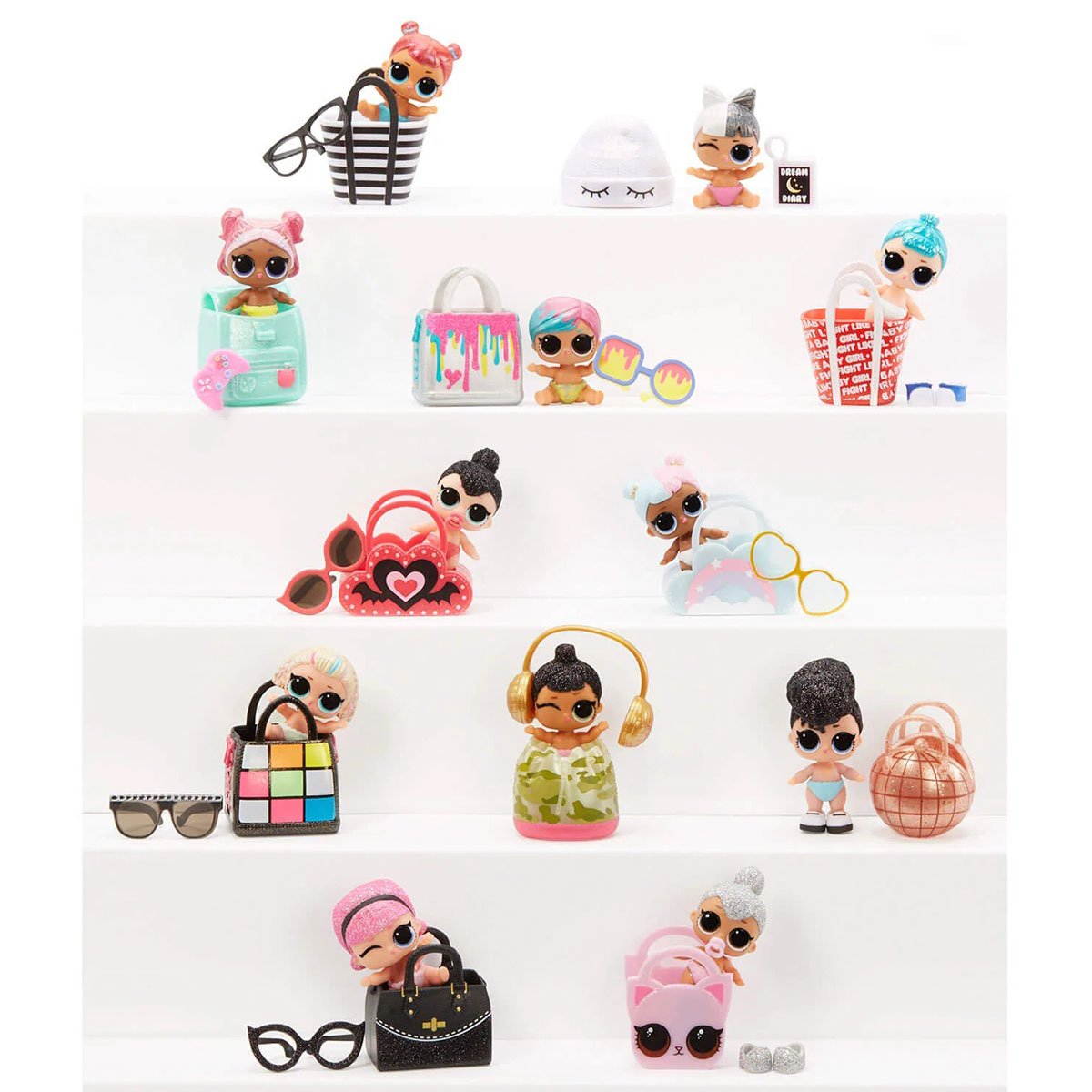 Игровой набор с куклой L.O.L. Surprise Glitter Color Change Сестрички, в ассортименте (585305) - фото 6