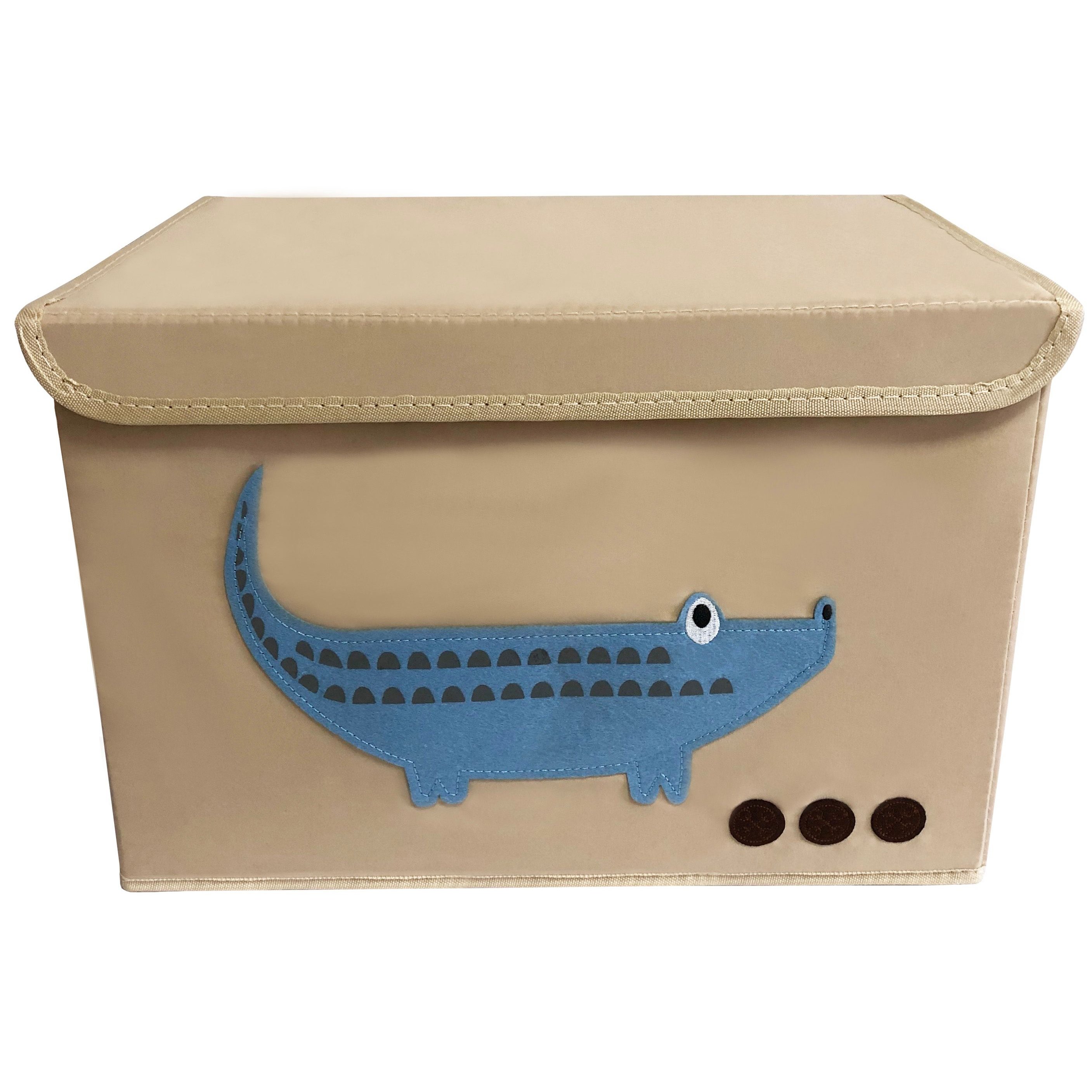 Короб складной с крышкой Handy Home Крокодил синий, 38x26x26 см (CH14) - фото 1