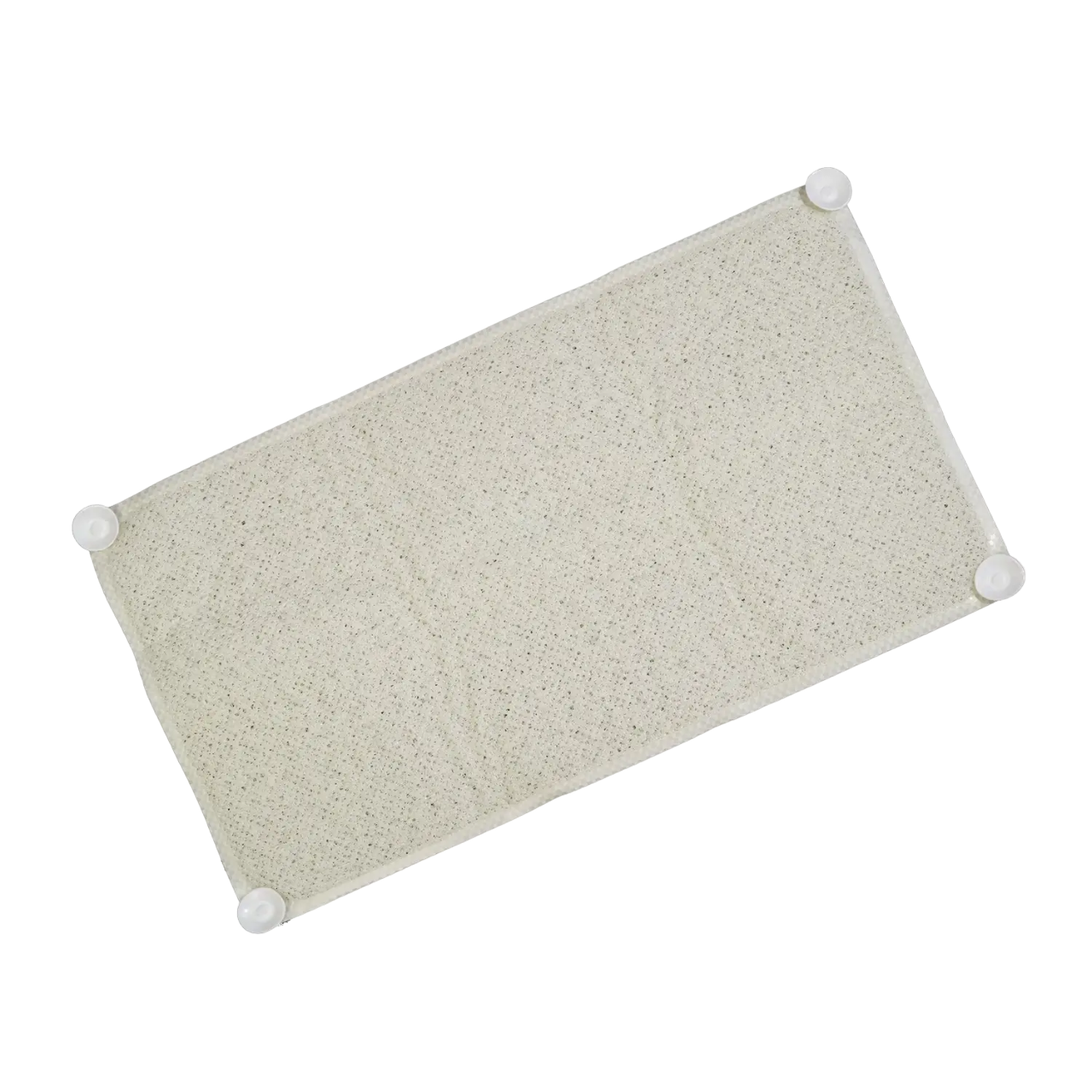 Антиковзний килимок у ванну Supretto, на присосках, 69х39х1 см, білий - фото 1