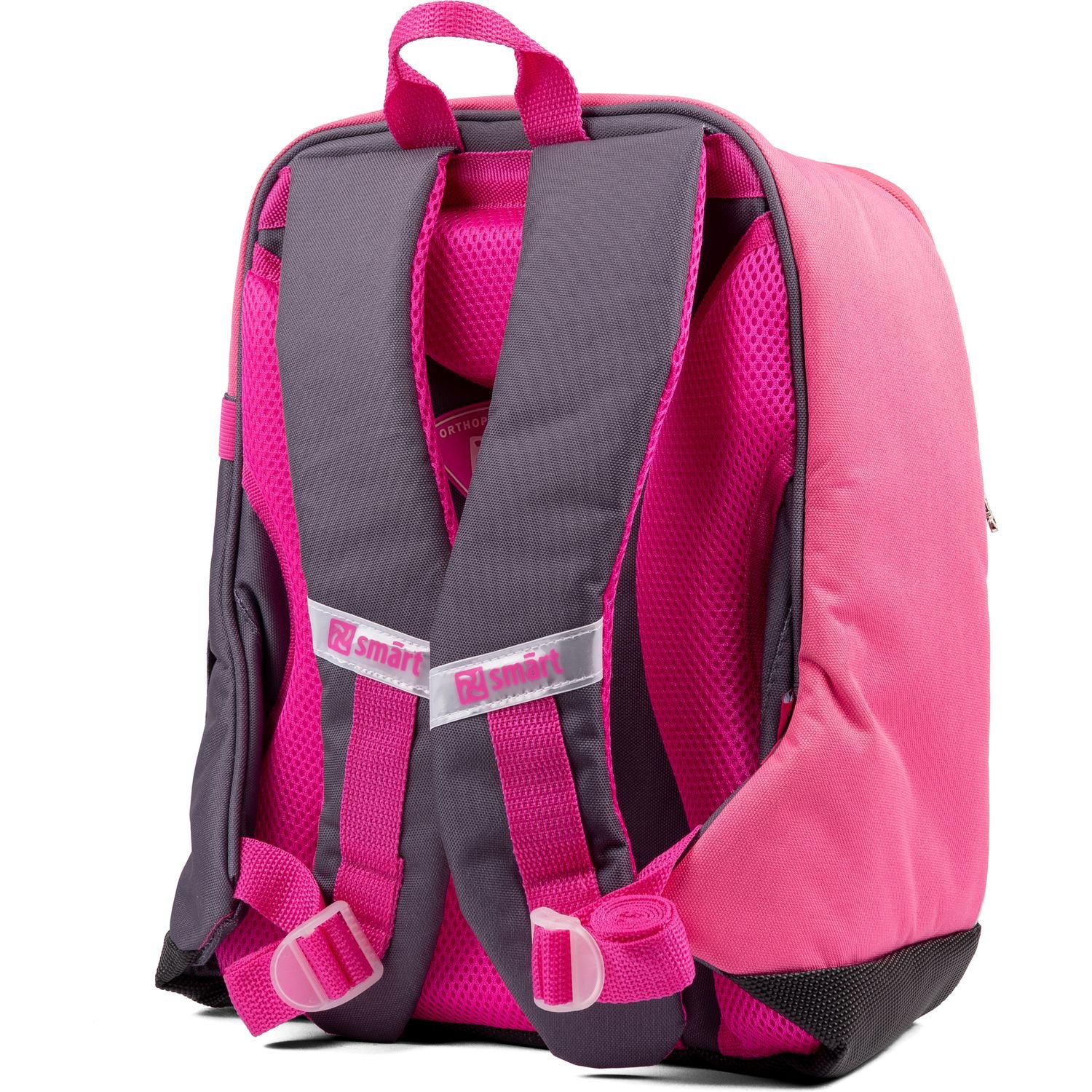 Рюкзак шкільний Smart H-55 Cat Rules, черный с розовым (558036) - фото 3