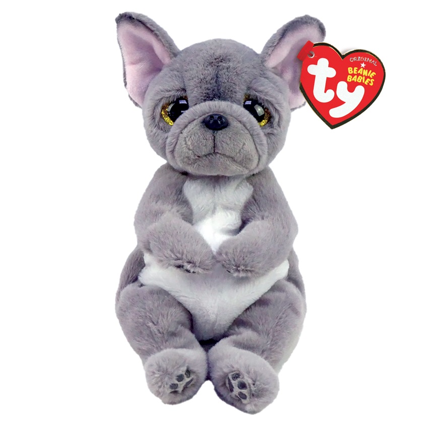 Мягкая игрушка Ty Beanie Bellies Пес Wilfred, 20 см, серый (40596) - фото 1