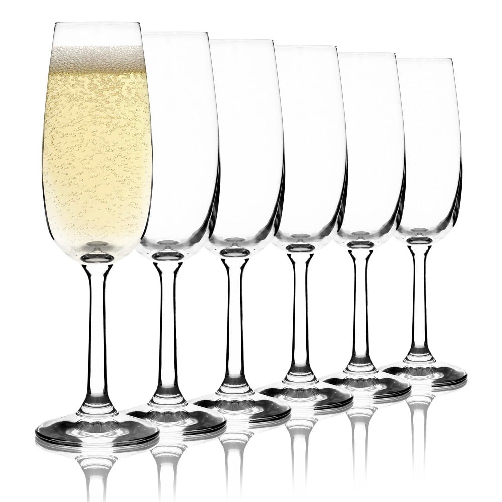 Набір келихів для шампанського Krosno Pure, скло, 170 мл, 6 шт. (788968) - фото 1