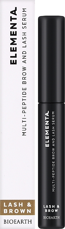 Сыворотка для бровей и ресниц Bioearth Elementa Multi-Peptide Brow And Lash Serum 5 мл - фото 2