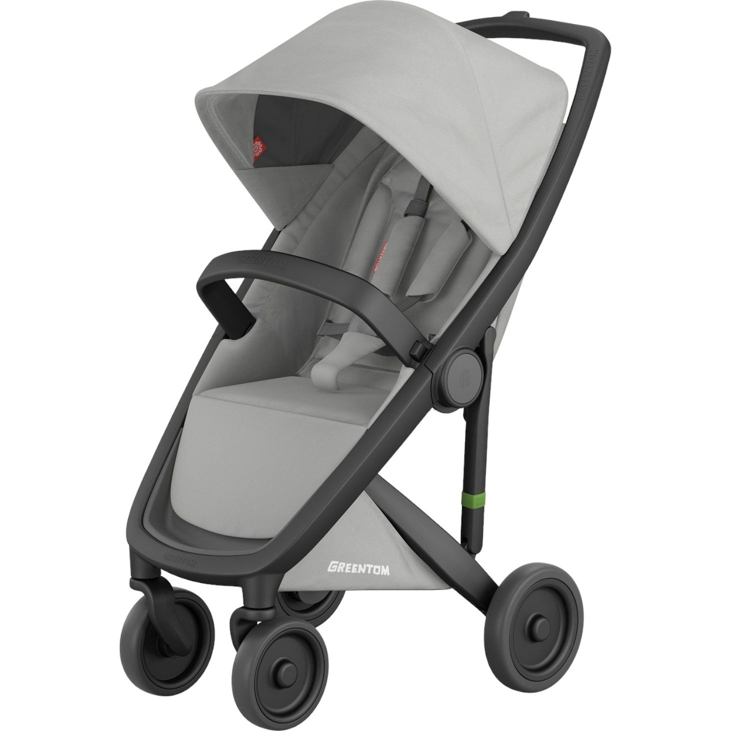 Прогулянкова коляска Greentom Classic Grey-Black (8718858972203) - фото 1