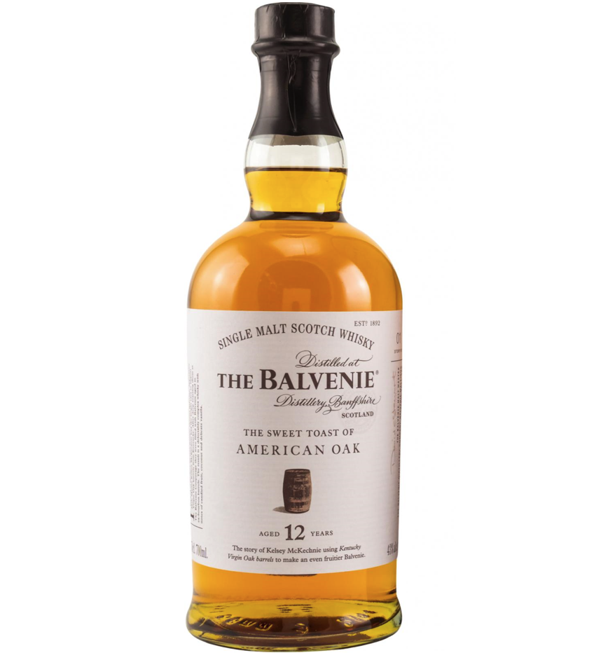 Виски Balvenie 12 Year Old American Oak Single Malt Scotch Whisky, 43%, 0,7 л - фото 1