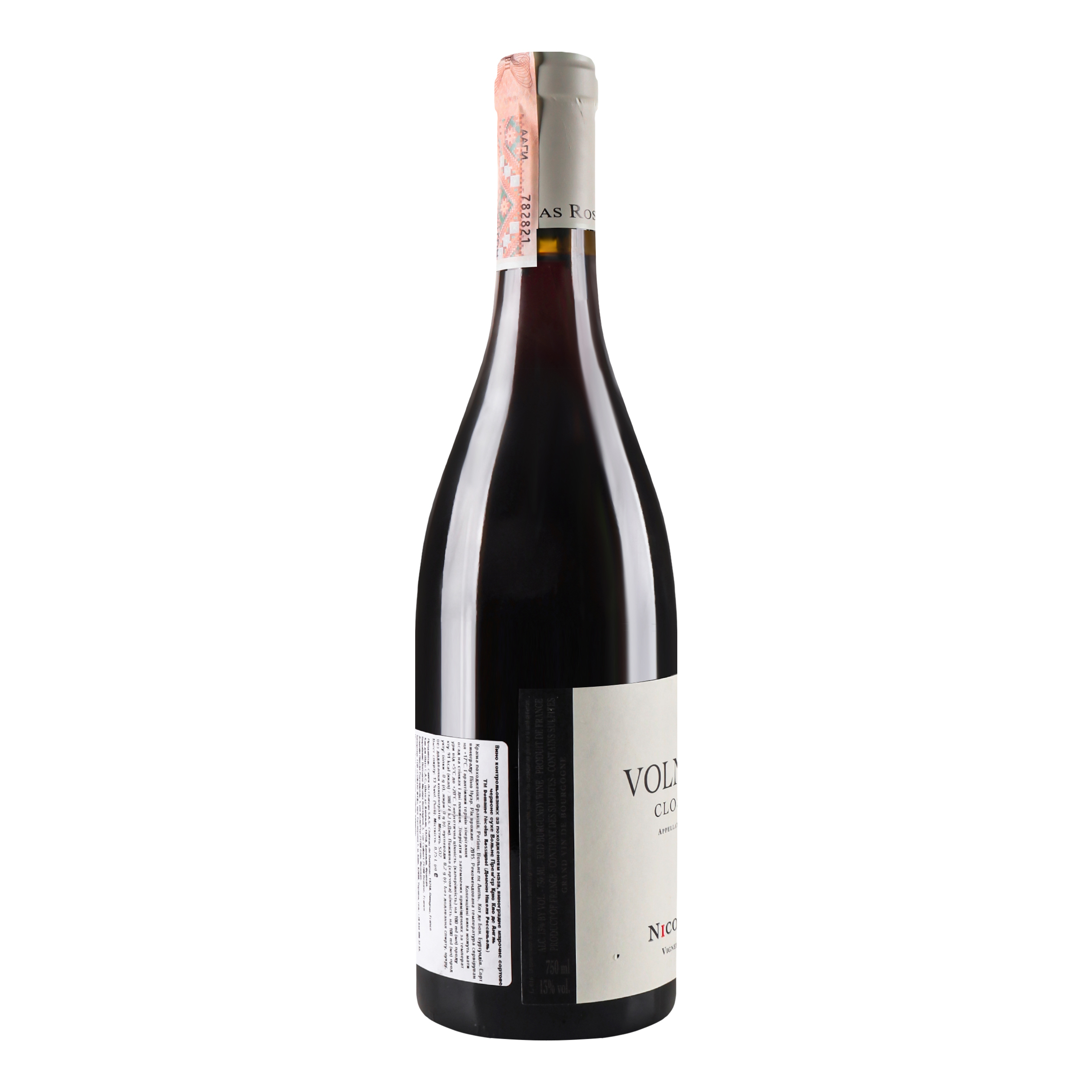 Вино Nicolas Rossignol Volnay Premier Cru Clos Des Angles 2015 AOC, 13%, 0,75 л (748273) - фото 3