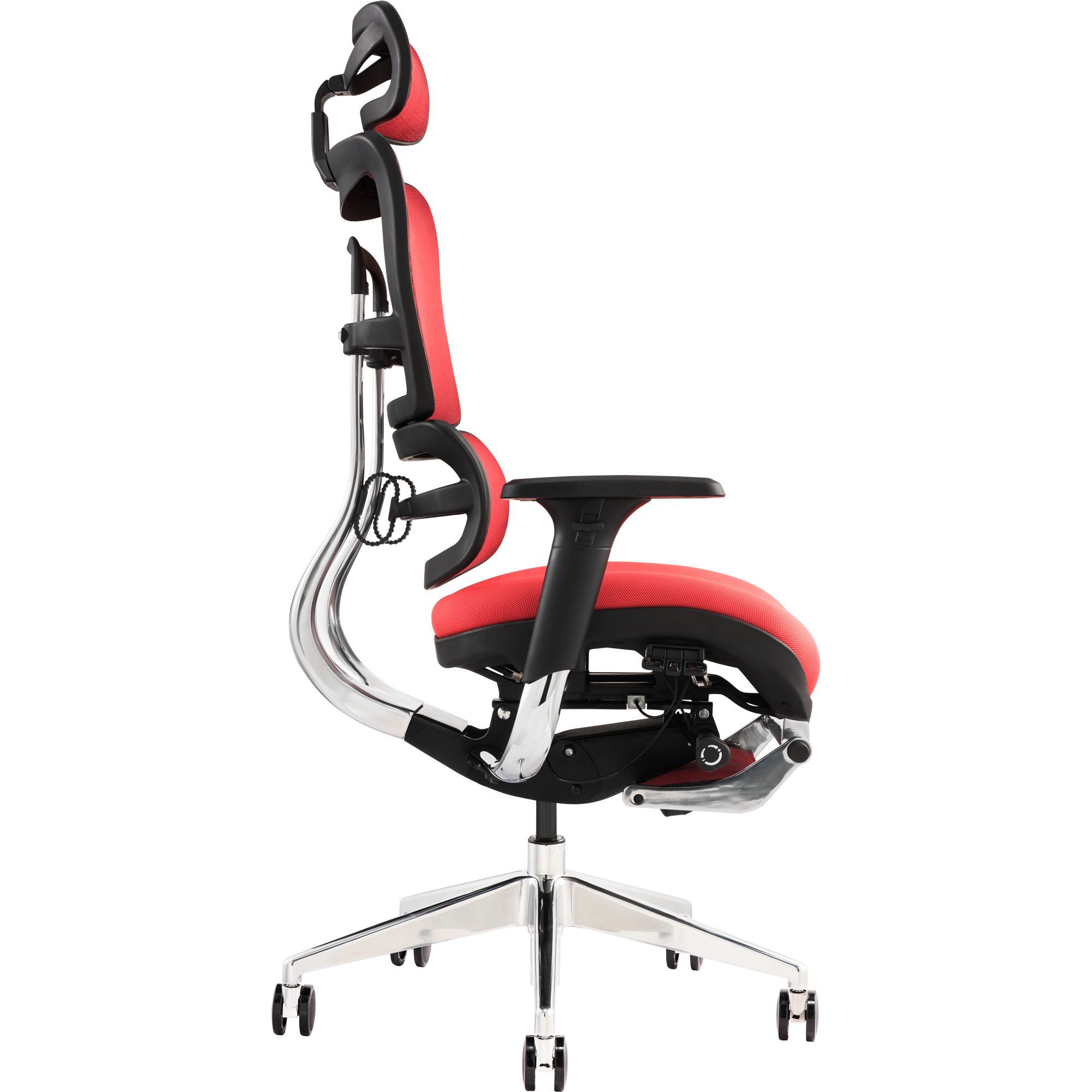 Офисное кресло GT Racer X-802L (W-72 B-42), красное (X-802L Red (W-72 B-42)) - фото 3