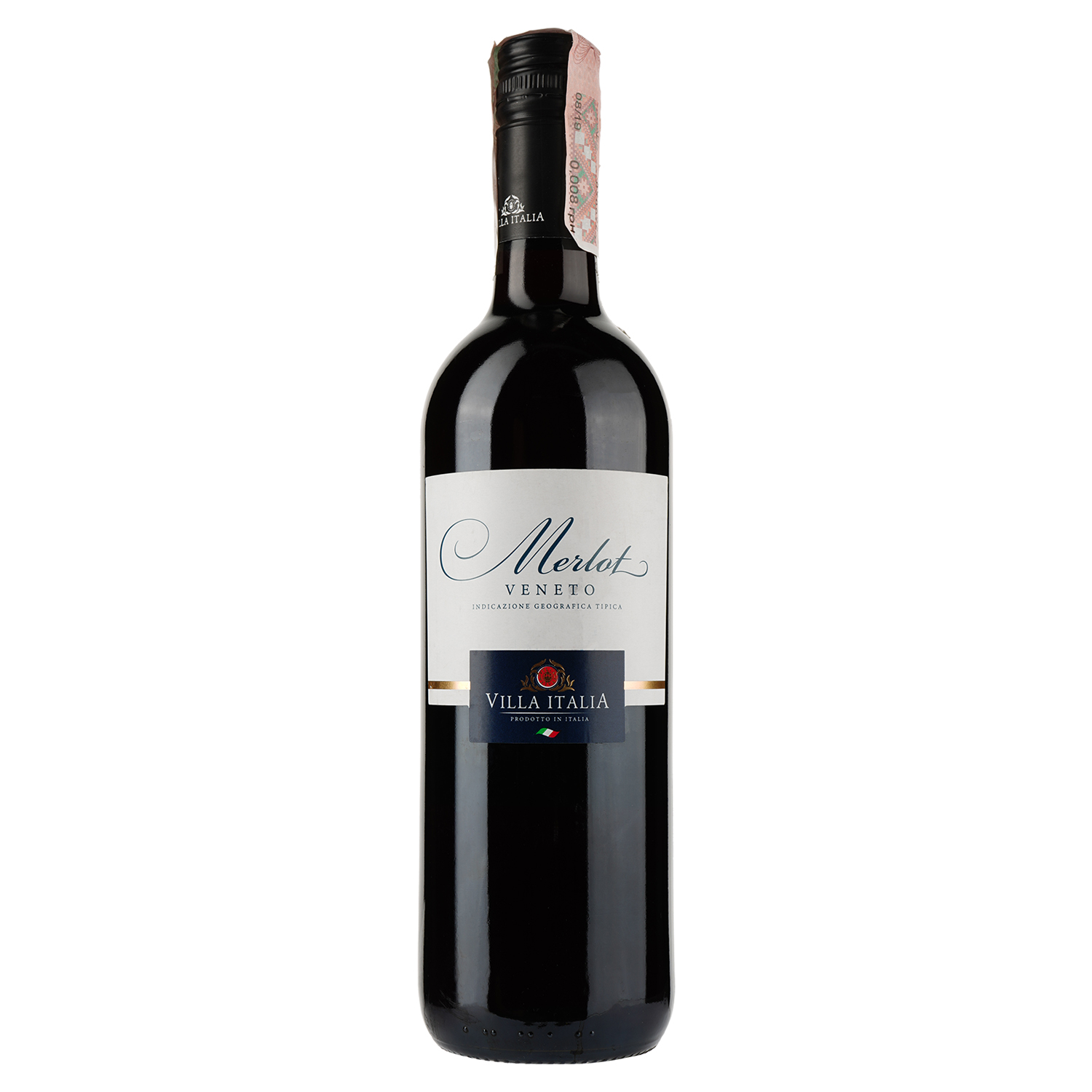 Вино Villa Italia Merlot Veneto IGT, червоне, сухе, 0,75 л - фото 1