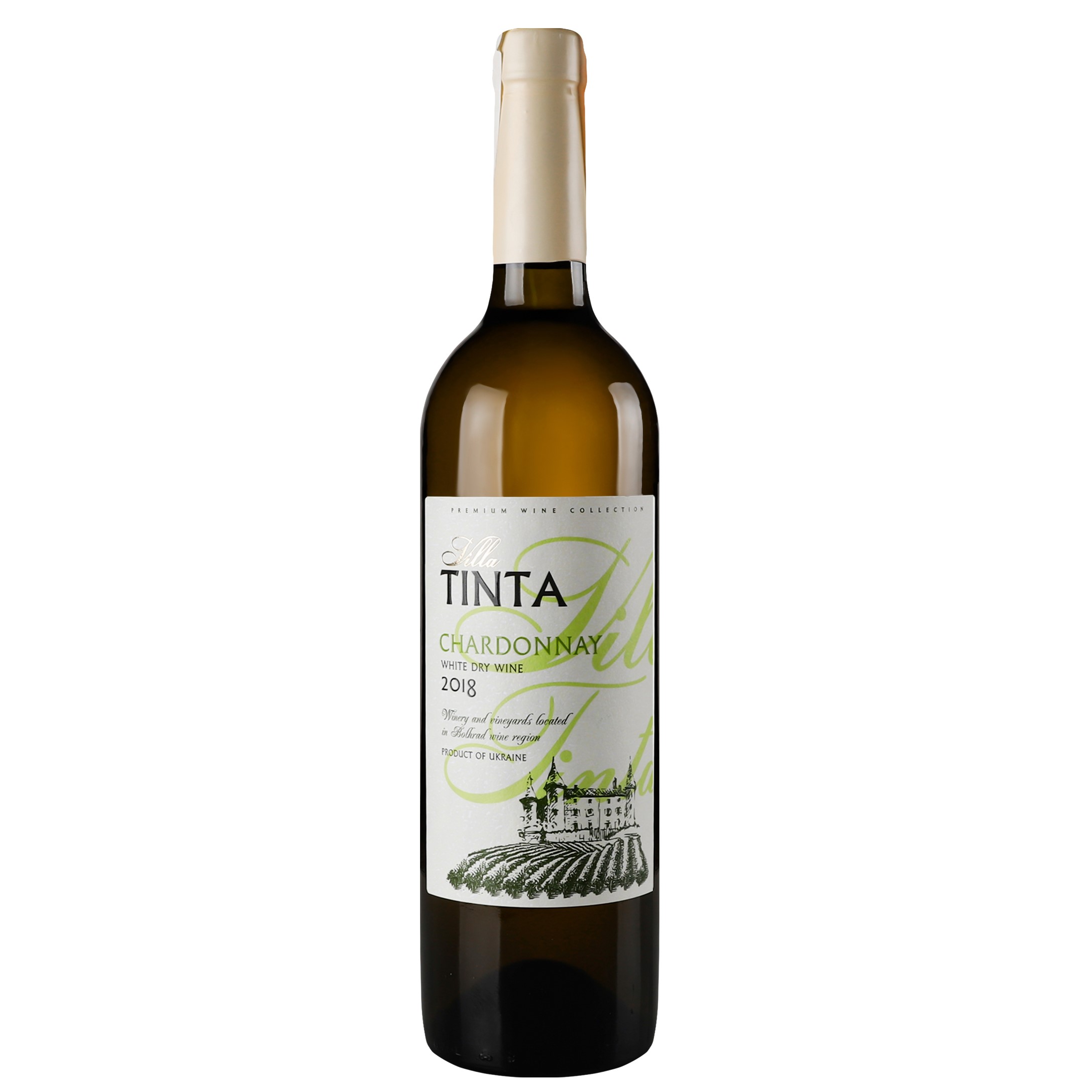 Вино Villa Tinta Chardonnаy, біле сухе, 11-12% 0,75 л (8000018914812) - фото 1