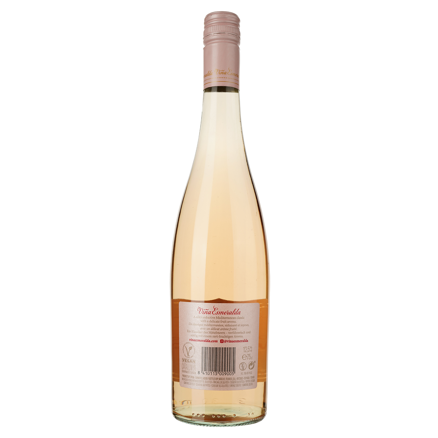 Вино Torres Vina Esmeralda Rose DO, розовое, сухое, 0,75 л - фото 2