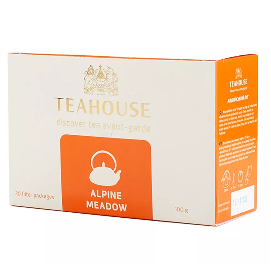 Чай трав'яний Teahouse Альпійський Луг 100 г (50 шт. х 2 г) - фото 1