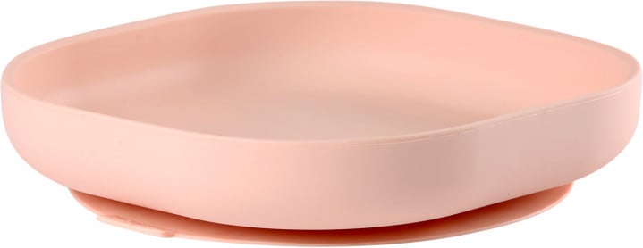 Силіконова тарілка на присосці Beaba Babycook, рожевий (913431) - фото 1