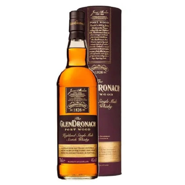Віскі Glendronach Port Wood Single Malt Scotch Whisky 46% 0.7 л - фото 1